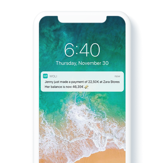 The money app and card for kids and teens